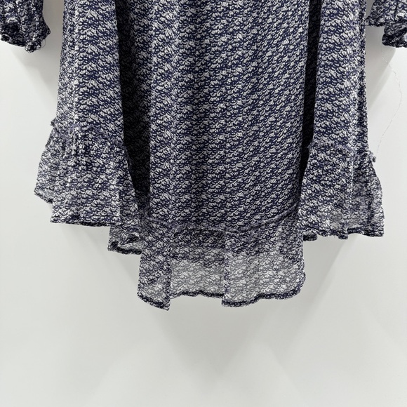 Lucky Brand Purple Off the Shoulder Mesh Sleeve Top Women’s 2XL - Picture 3 of 4